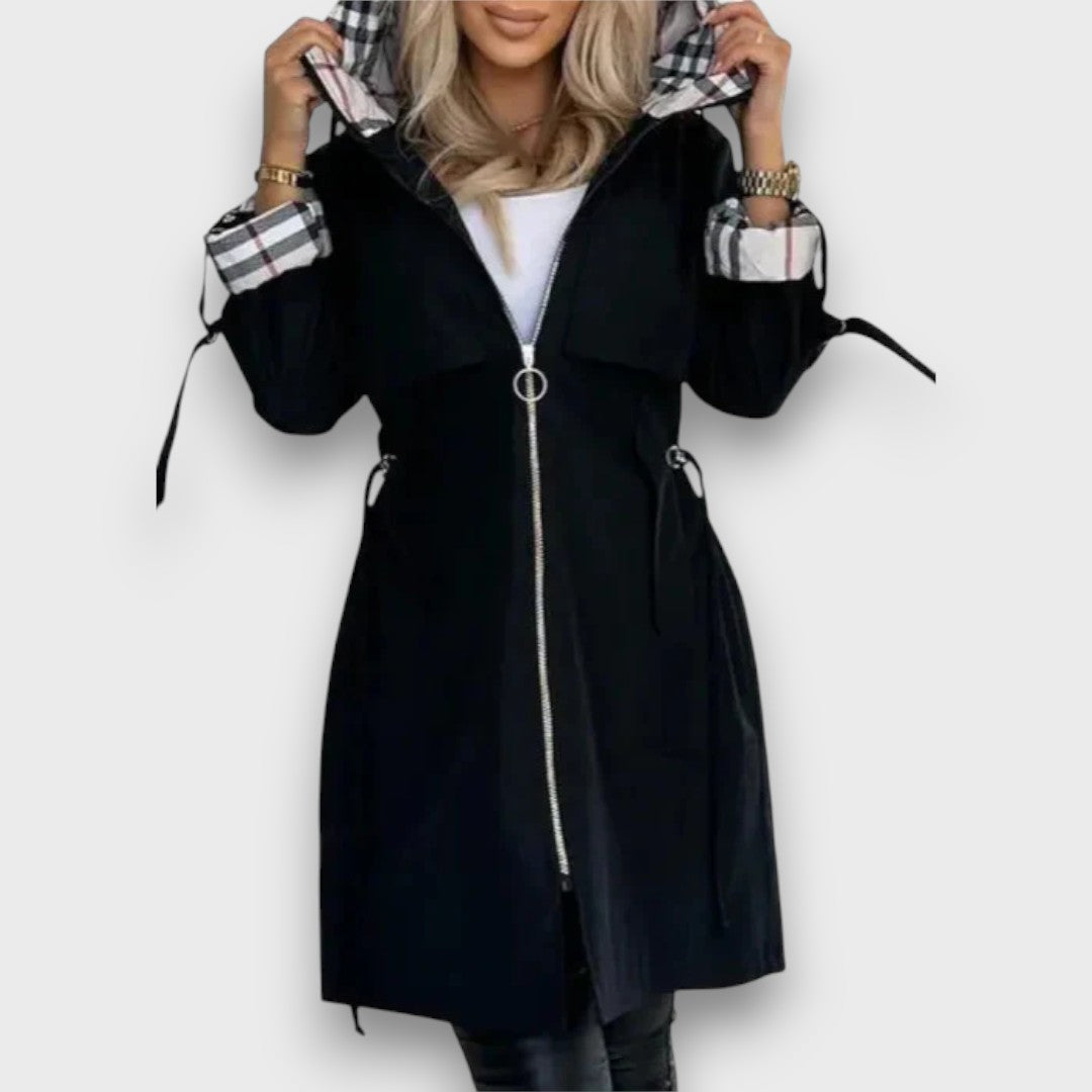Natalie – Modern Coat with Zipper